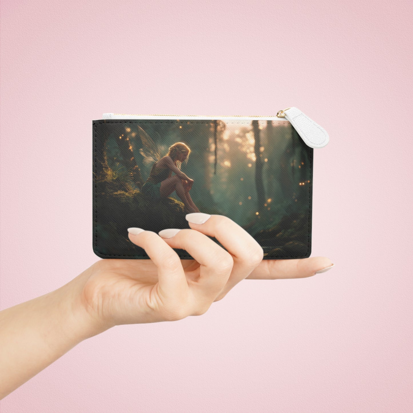 Sunlit Forest Fairy Mini Clutch Bag – Whispering Twilight Dreamscape