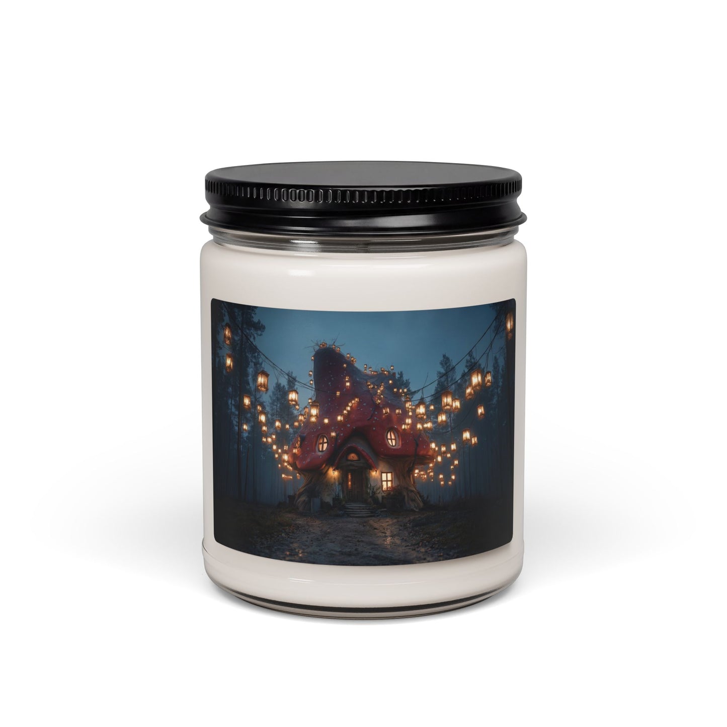 Mushroom Cottage Lanterns Scented Soy Candle, 9oz – Whispering Forest Welcome