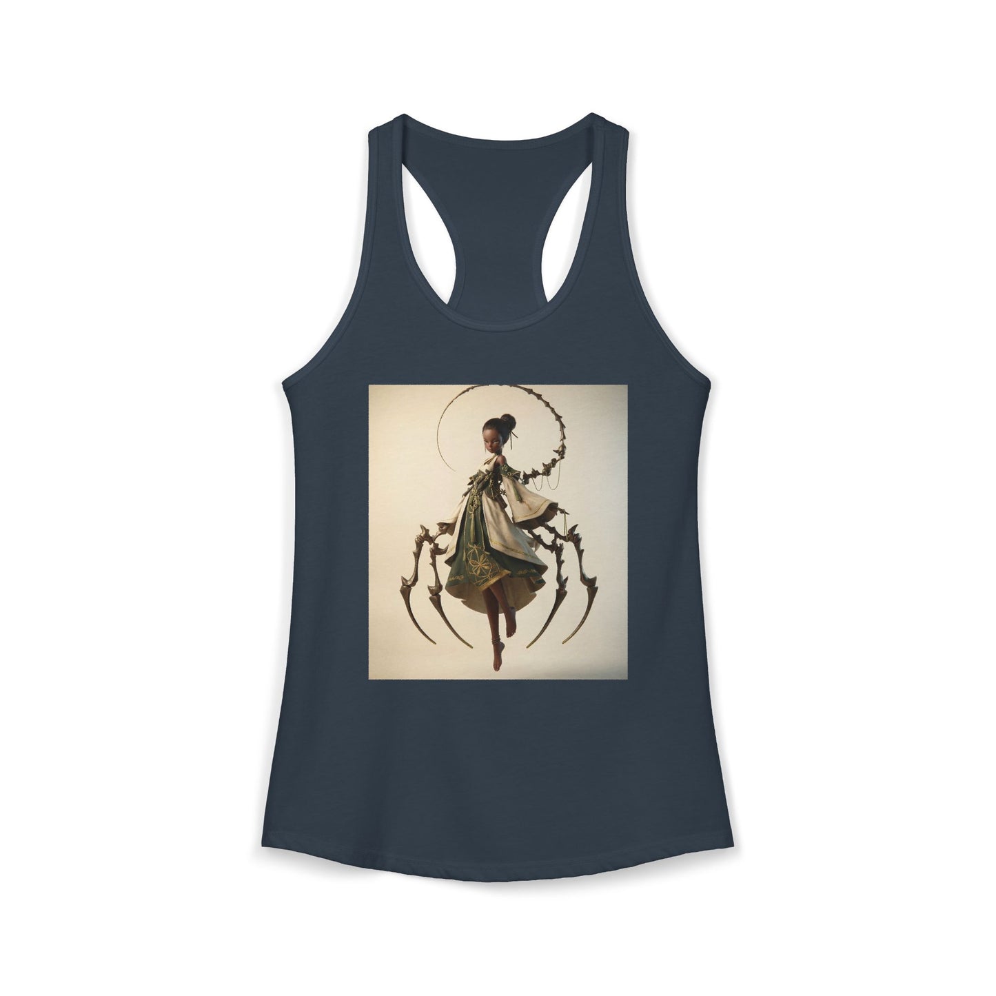 Bone Sentinel Women's Ideal Racerback Tank – Verdant Guardian Float