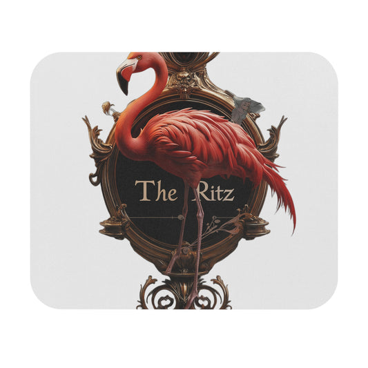 The Ritz Flamingo Mouse Pad (Rectangle) – Opulent Gilded Signage Art