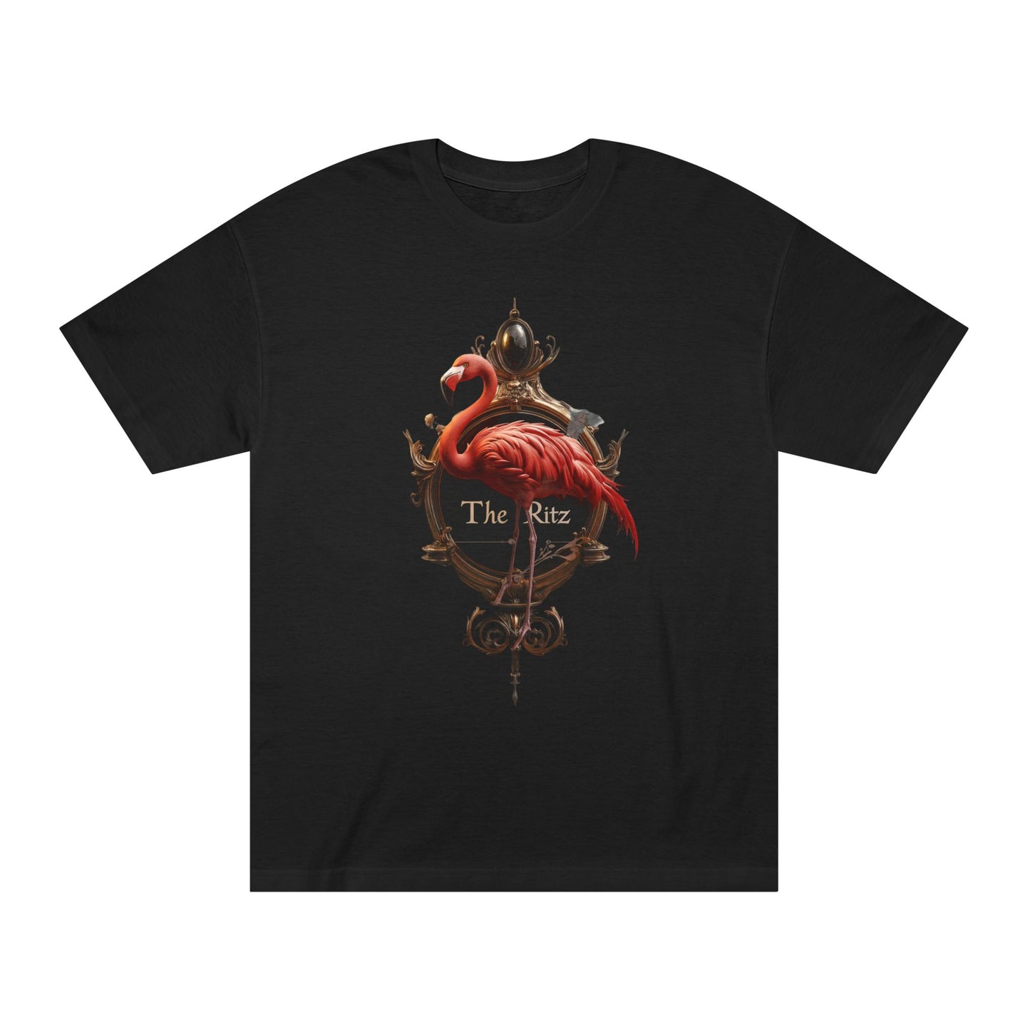 Neon Flamingo Clock – The Ritz Ornate Wall Art Tee
