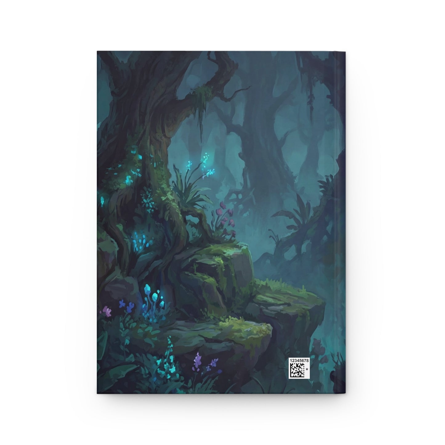 Golem Guardian Hardcover Journal Matte – Luminous Forest Sentinel
