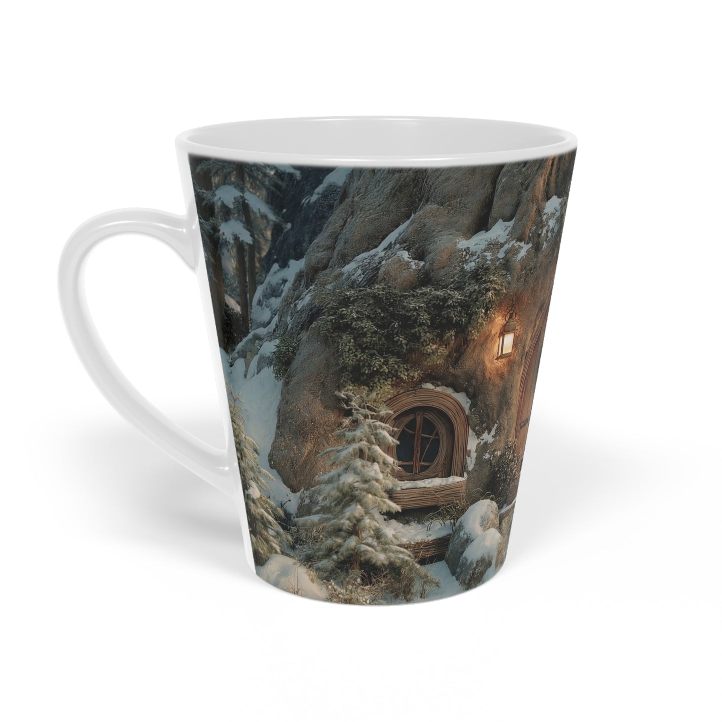 Winter Hollow Treehouse Mug – Snow-Kissed Forest Sanctuary