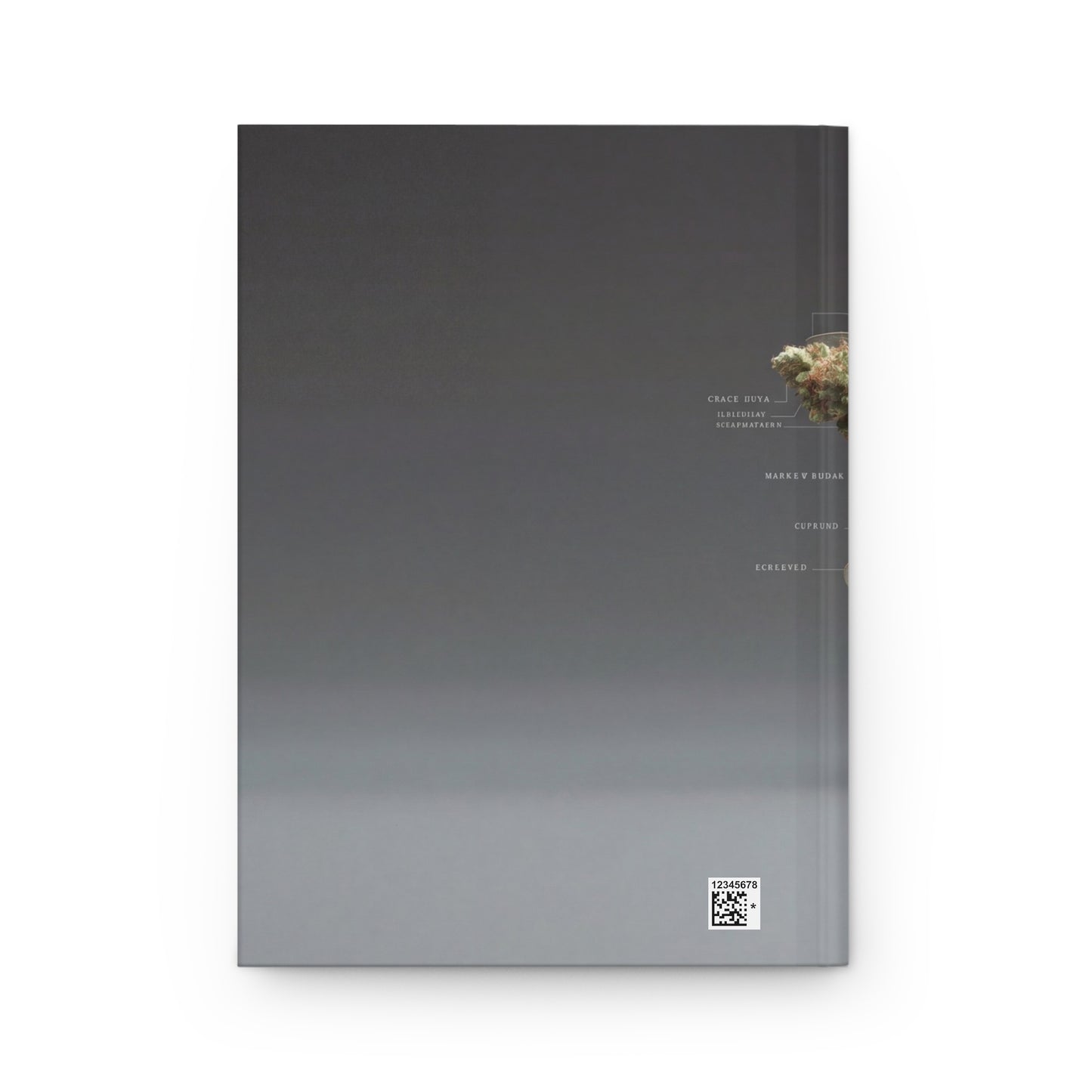 Botanical Winged Being Hardcover Journal Matte – Anatomical Fantasy in Green