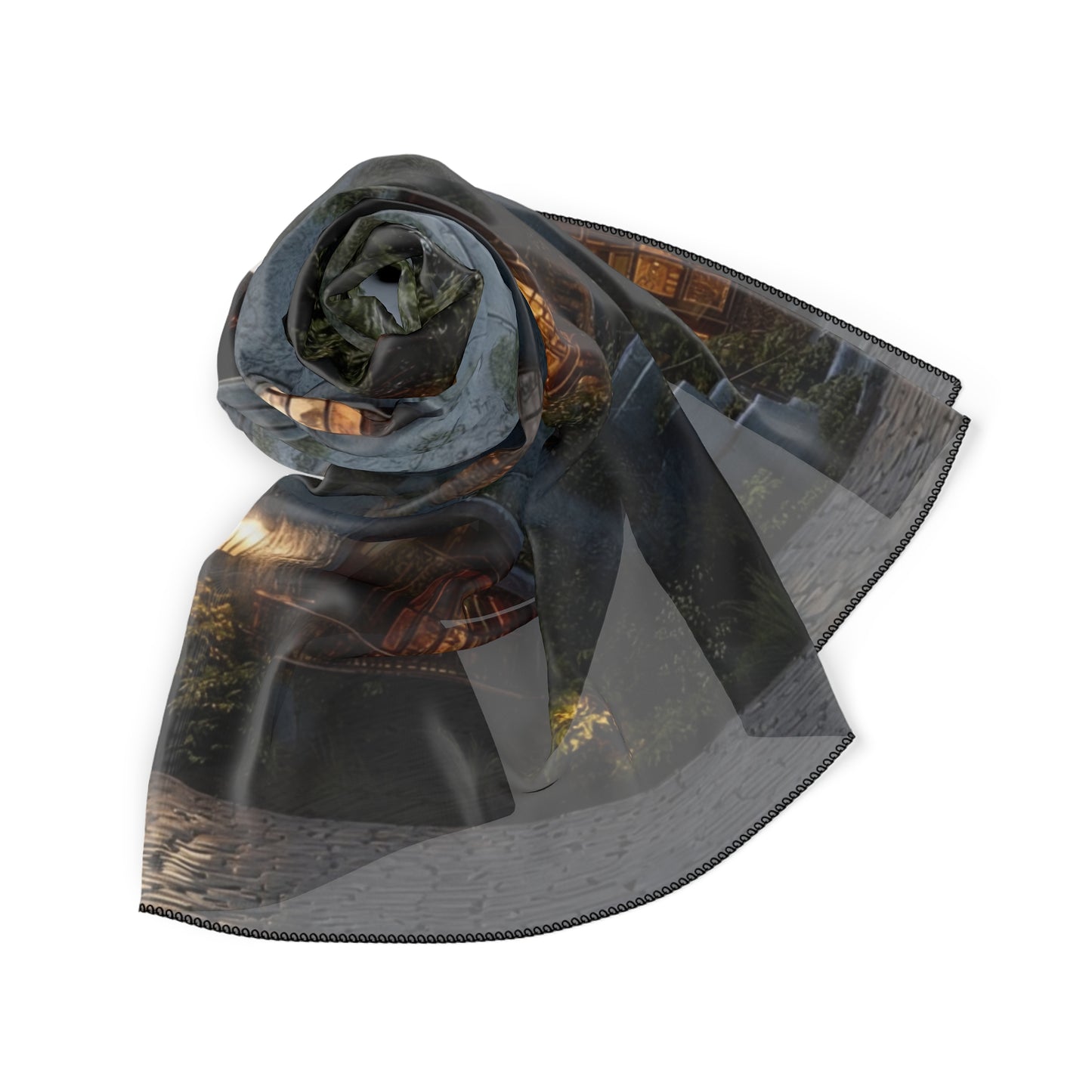 Treehouse Dome Scarf – Twilight Haven Dreamscape