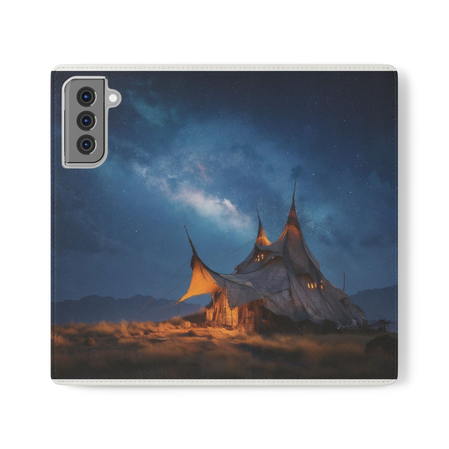 Stardust Nomad Tent Flip Cases – Milky Way Caravan Canvas