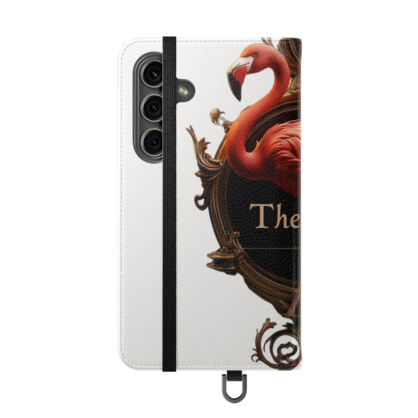 The Ritz Flamingo Flip Cases – Gilded Ornate Frame Art Design