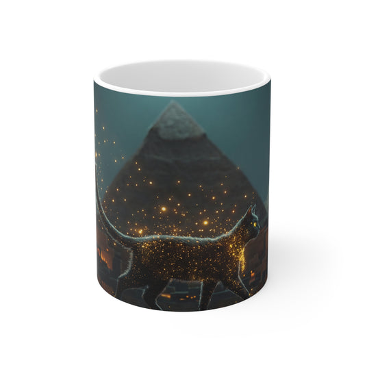 Celestial Cat Ceramic Mugs (11oz\15oz\20oz) – Starlight Walker of the Nile