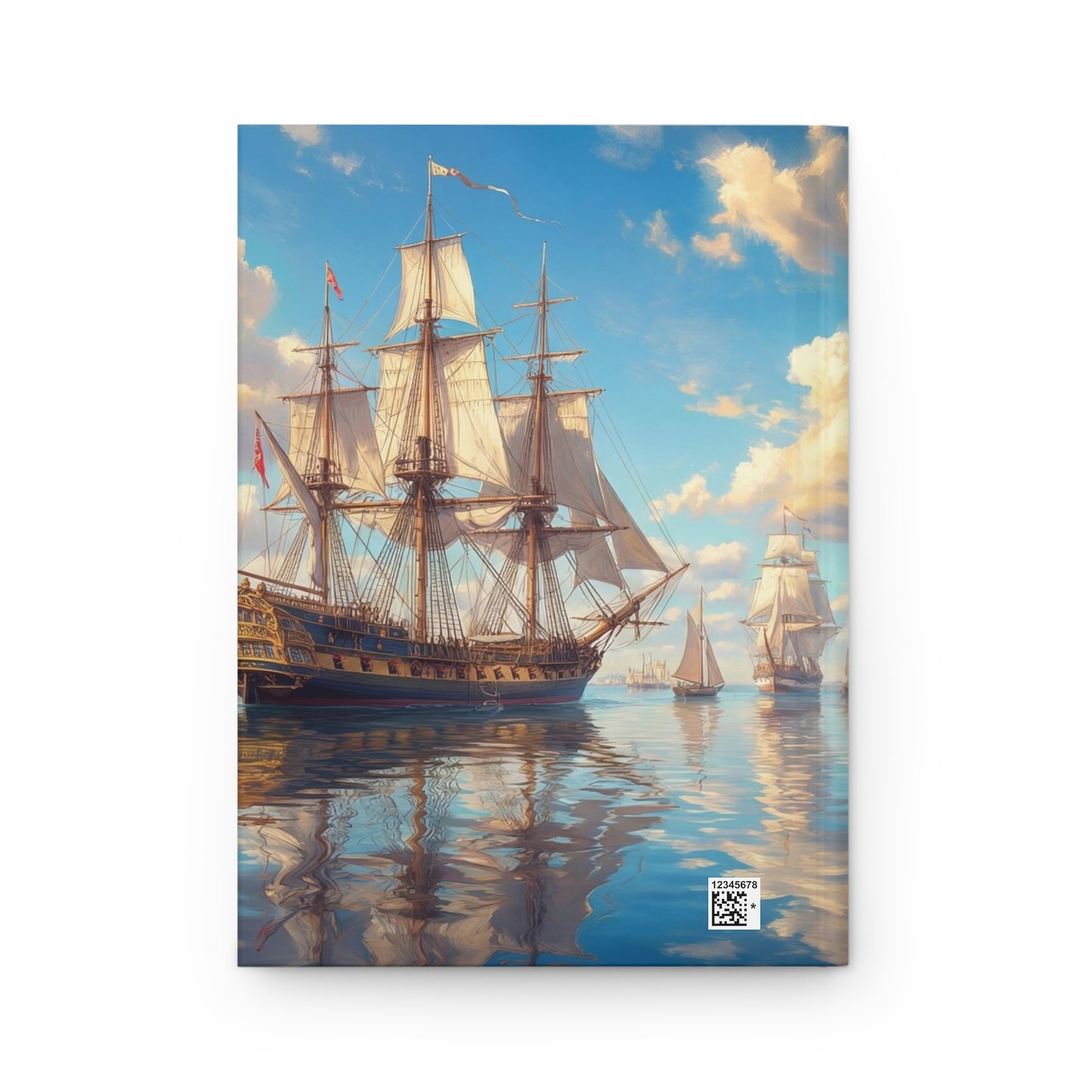 Golden Age Fleet Hardcover Journal Matte – Harbor of Whispers and Sail