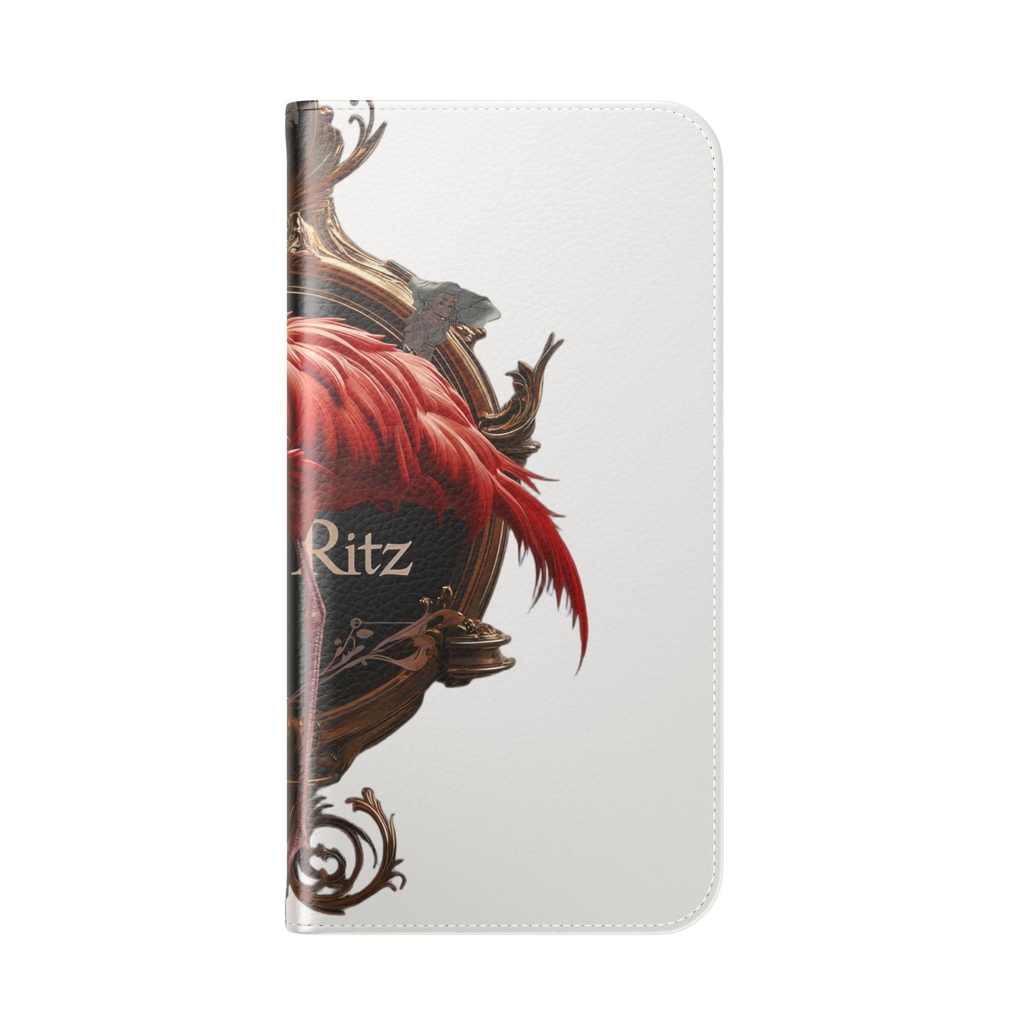 The Ritz Flamingo Flip Cases – Gilded Ornate Frame Art Design