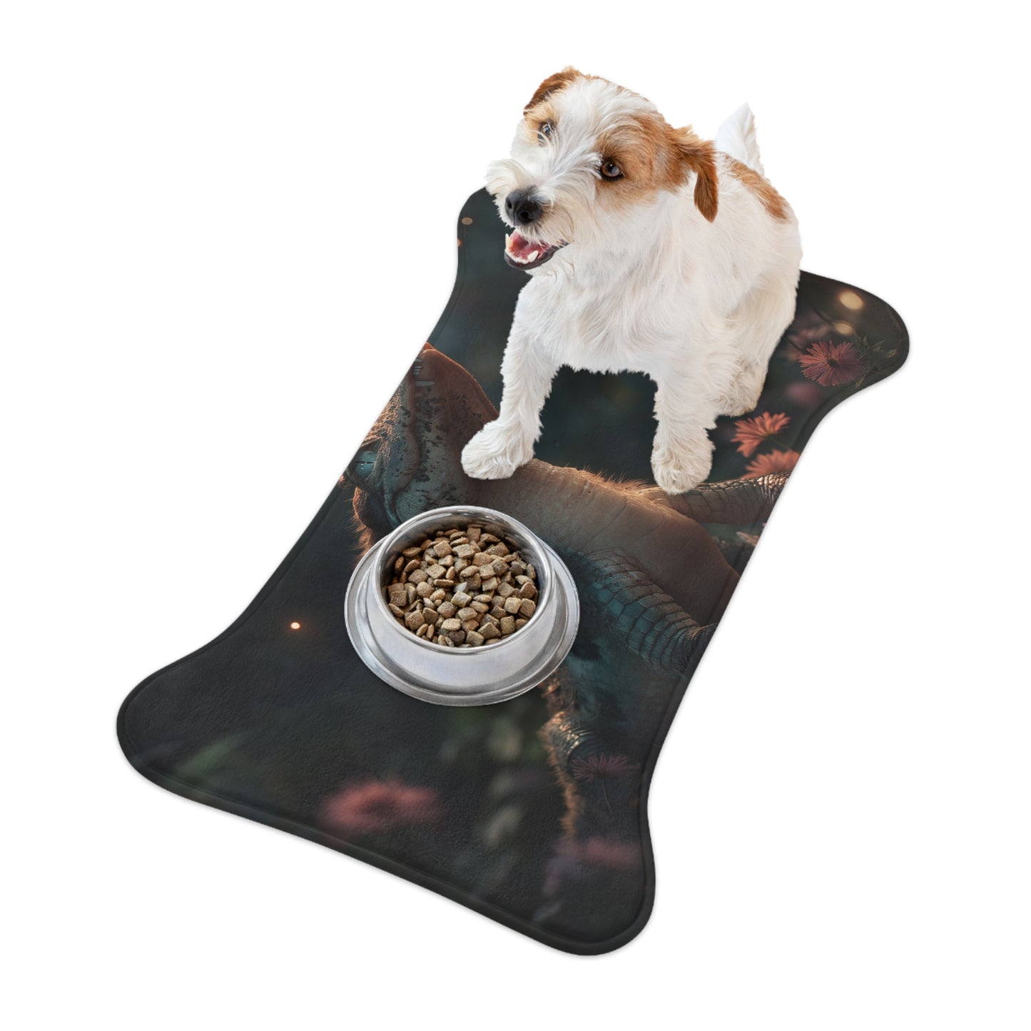 Baby Croc Butterfly Pet Feeding Mats – Tender Garden Encounter Scene