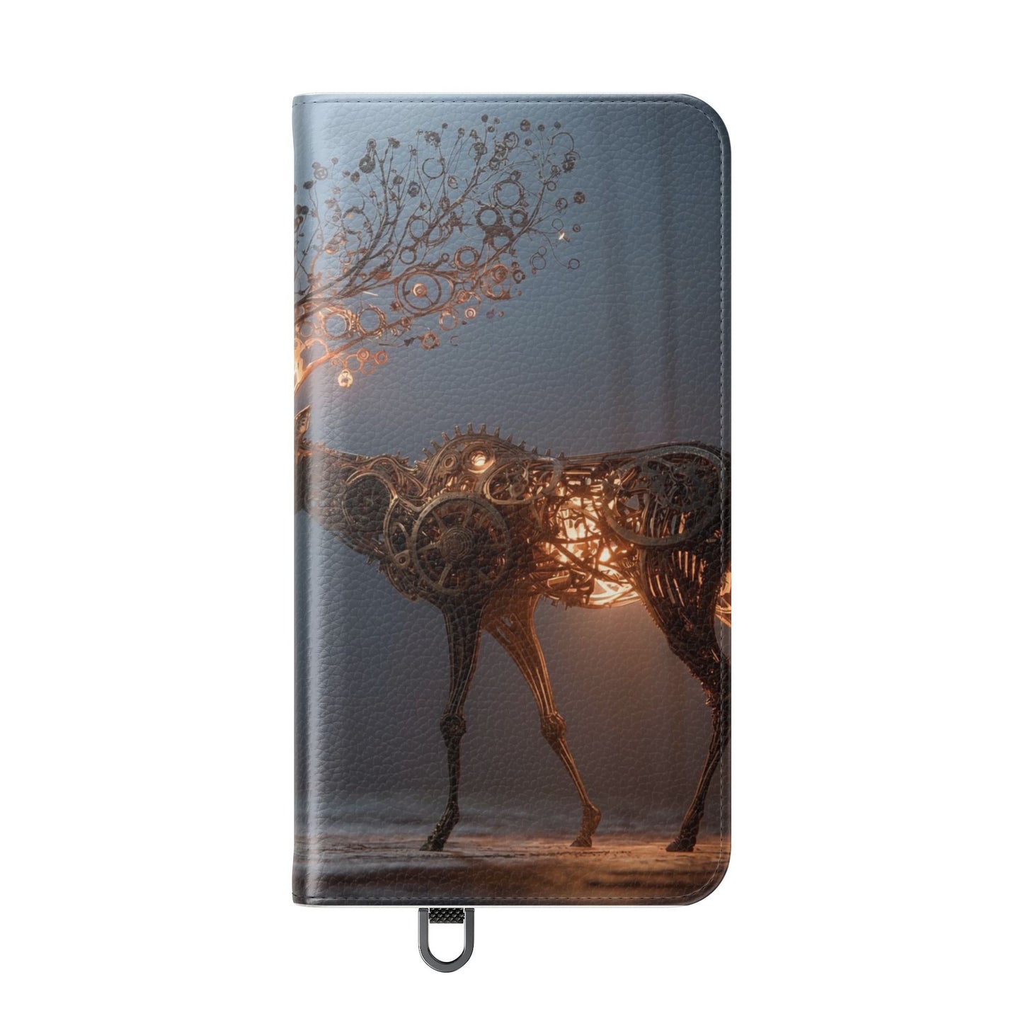 Mechanical Deer Flip Cases – Gears and Twilight Forest Guardian
