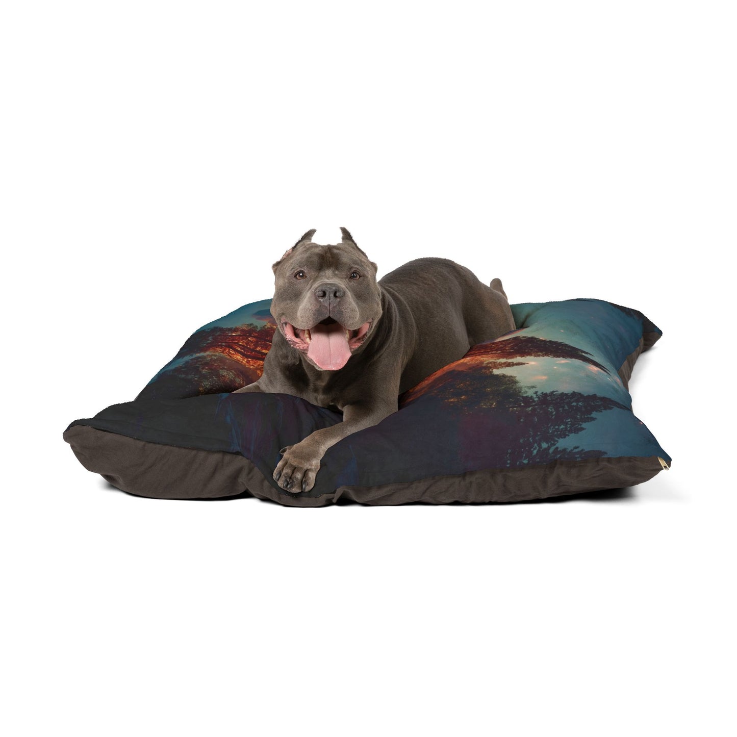 Starlit River Valley Pet Bed – Half Dome’s Whispering Reflection