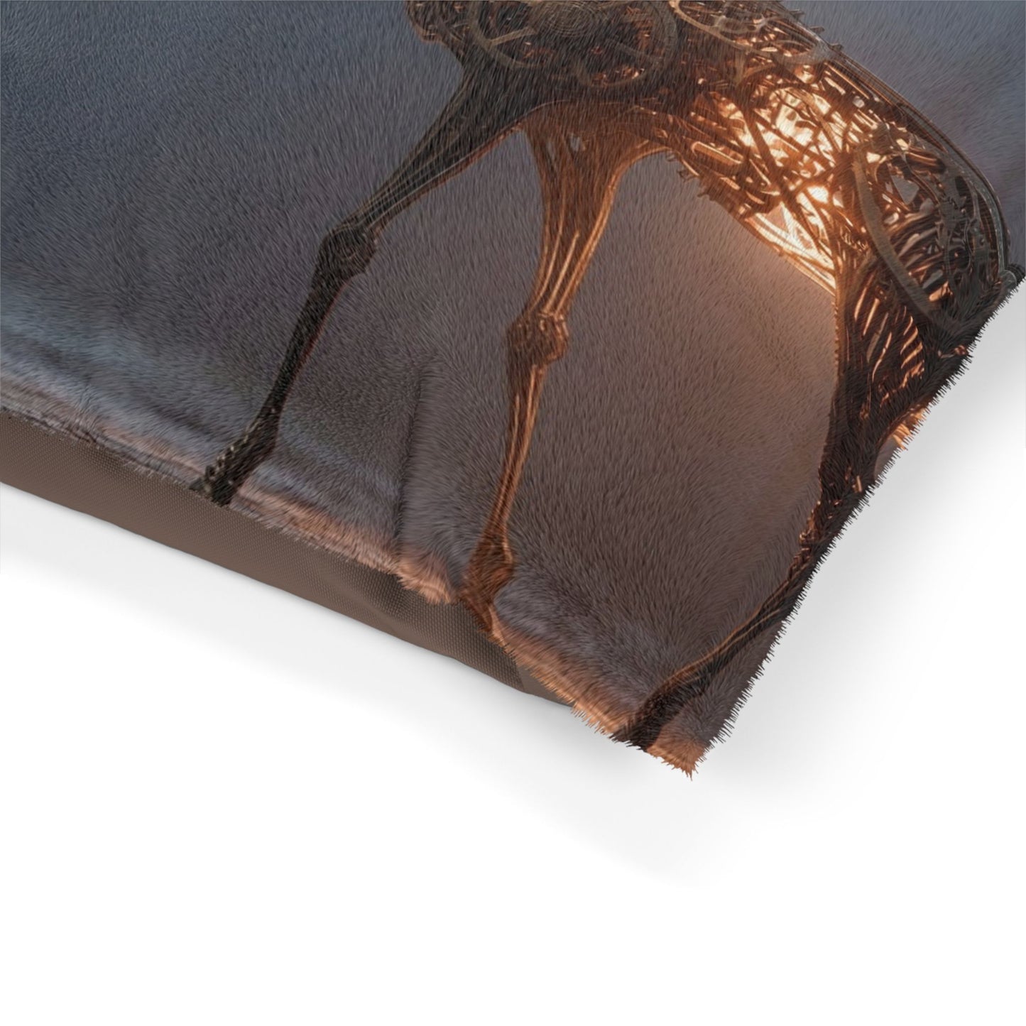 Steampunk Stag Pet Bed – Gilded Gearheart Forest Dweller