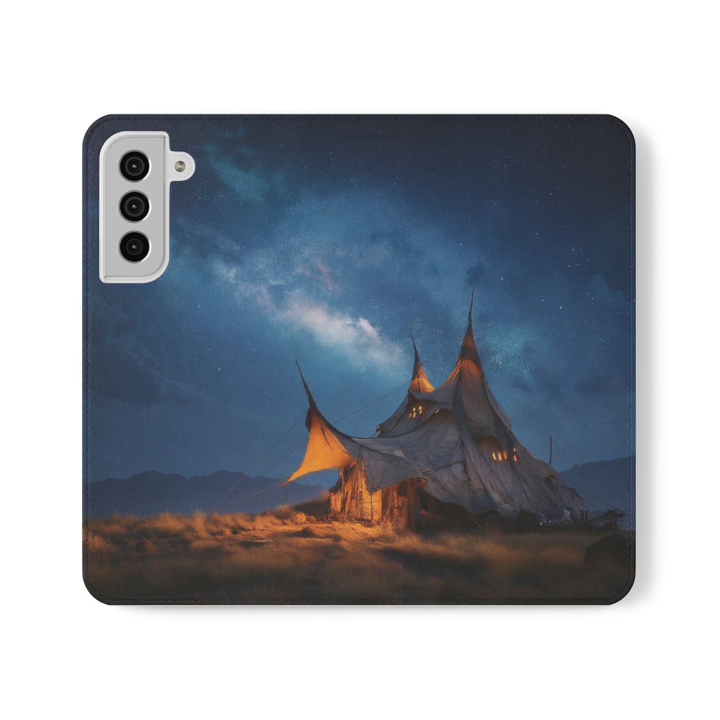 Stardust Nomad Tent Flip Cases – Milky Way Caravan Canvas