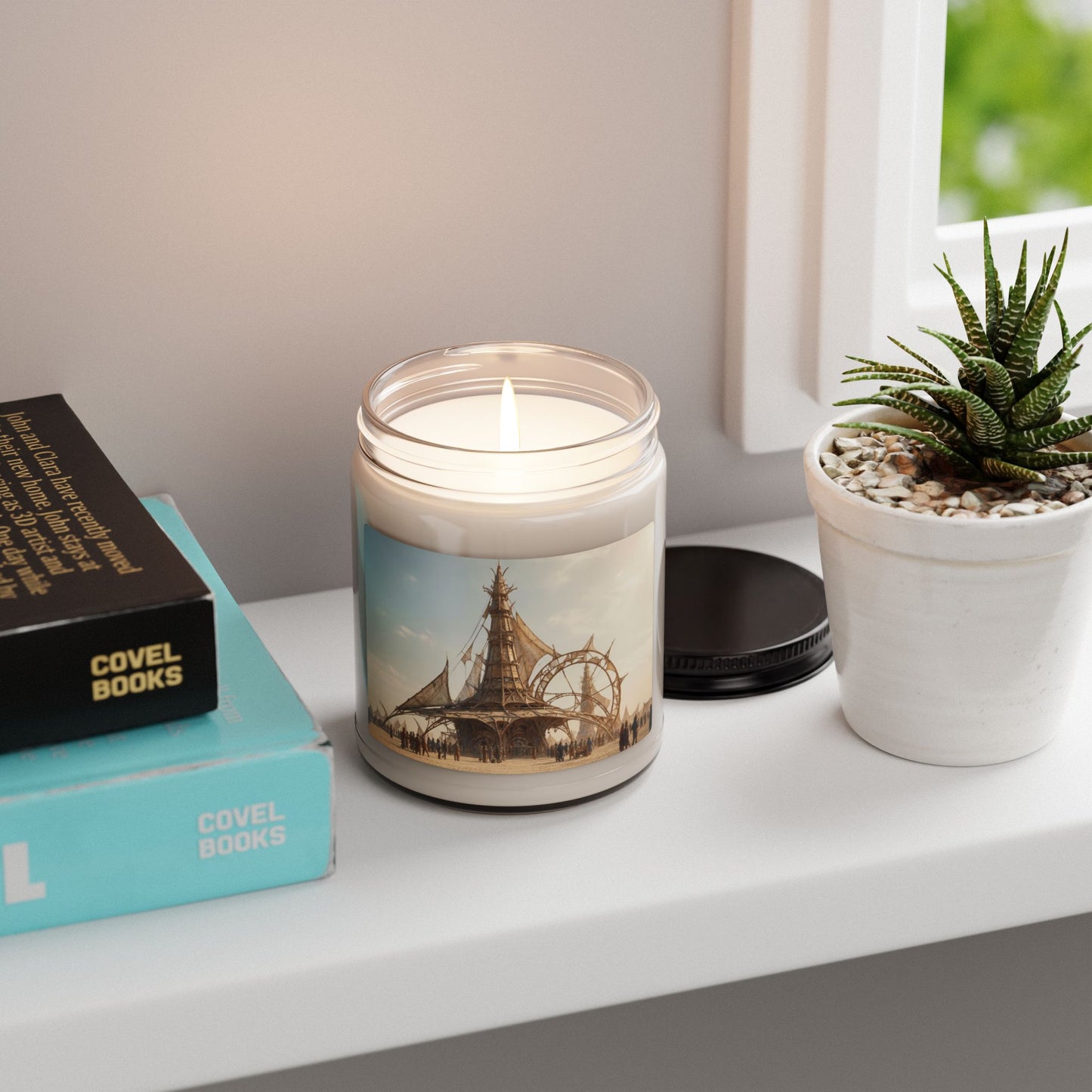 Desert Sky Temple Scented Soy Candle, 9oz – Golden Hour Oasis Aroma