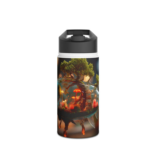 Whispering Forest Fish Water Bottle – Liquid Eden in a Glass Scaled World