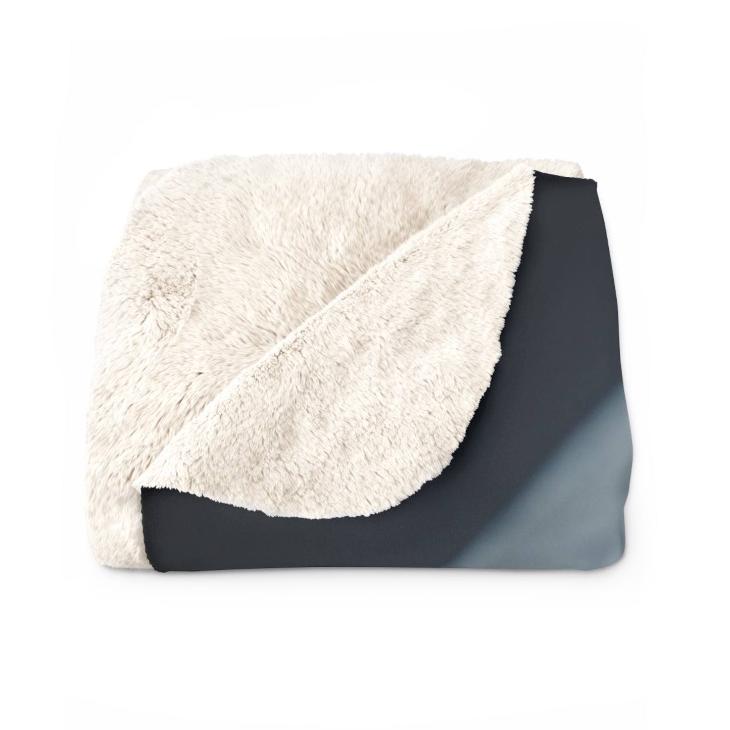 Moonlit Dragon Cat Sherpa Fleece Blanket – Crescent Guardian Dreamscape