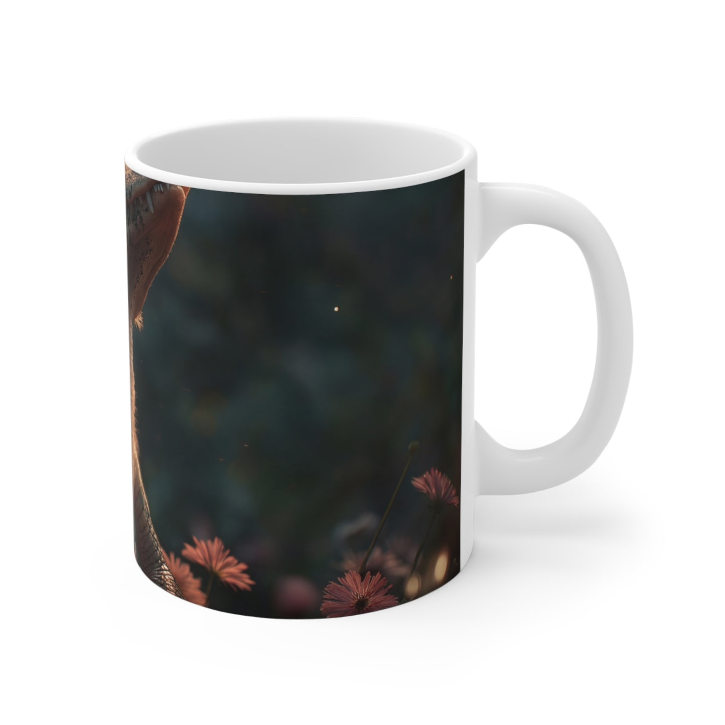 Gentle Crocodile & Butterfly Ceramic Mugs (11oz\15oz\20oz) – Twilight Garden Whispers