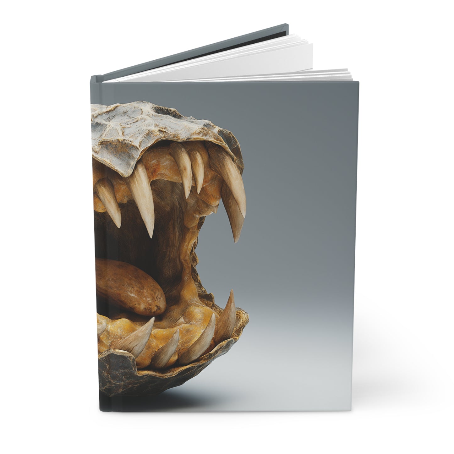 Stone Serpent Jaw Hardcover Journal Matte – Ancient Guardian’s Whisper