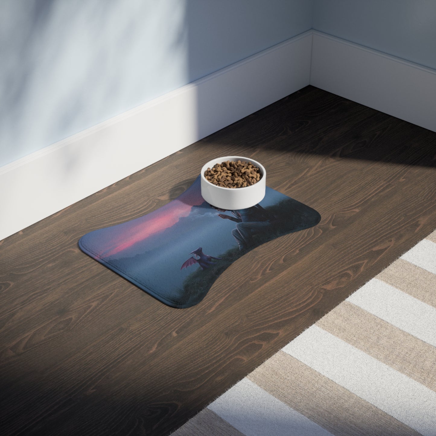 Misty Mountain Sentinel Pet Feeding Mats – Twilight Breaker Companion
