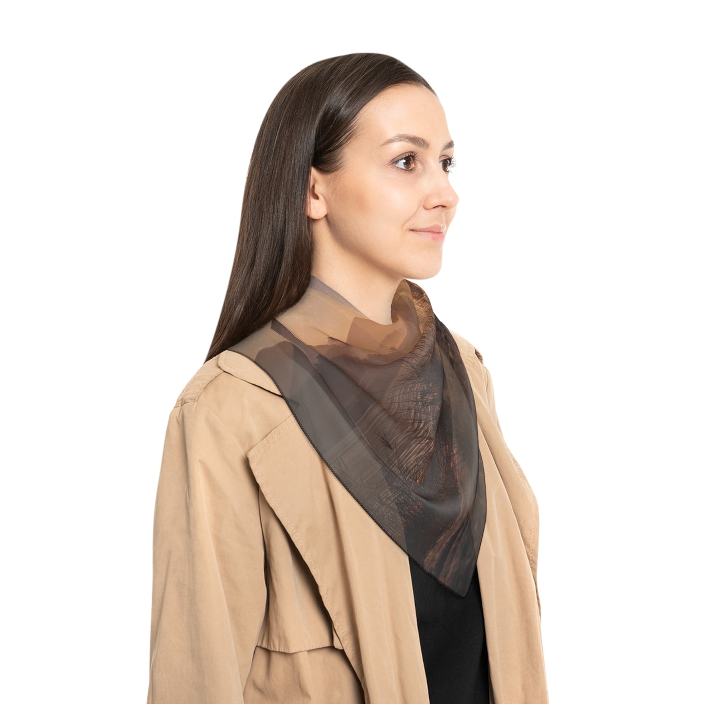 Starlit Pyramids Cat Scarf – Whispers of Ancient Night