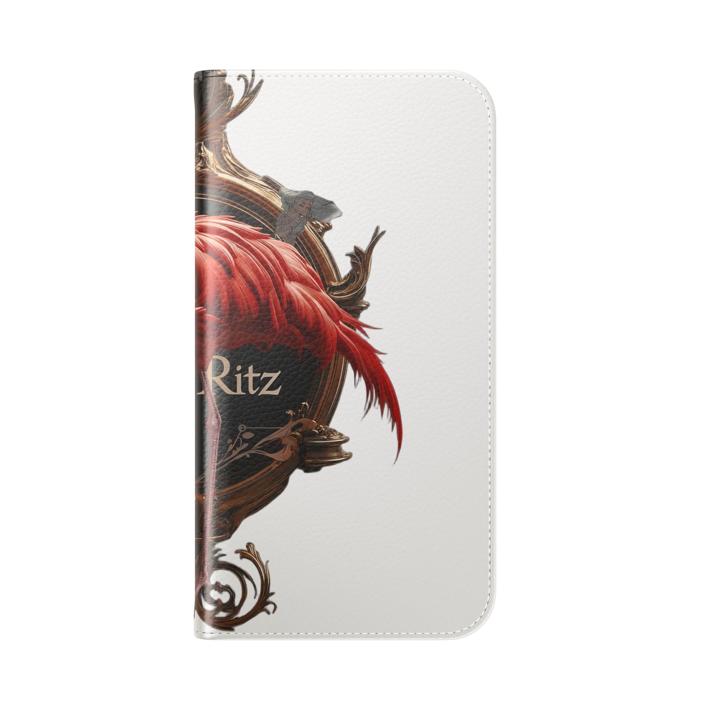 The Ritz Flamingo Flip Cases – Gilded Ornate Frame Art Design