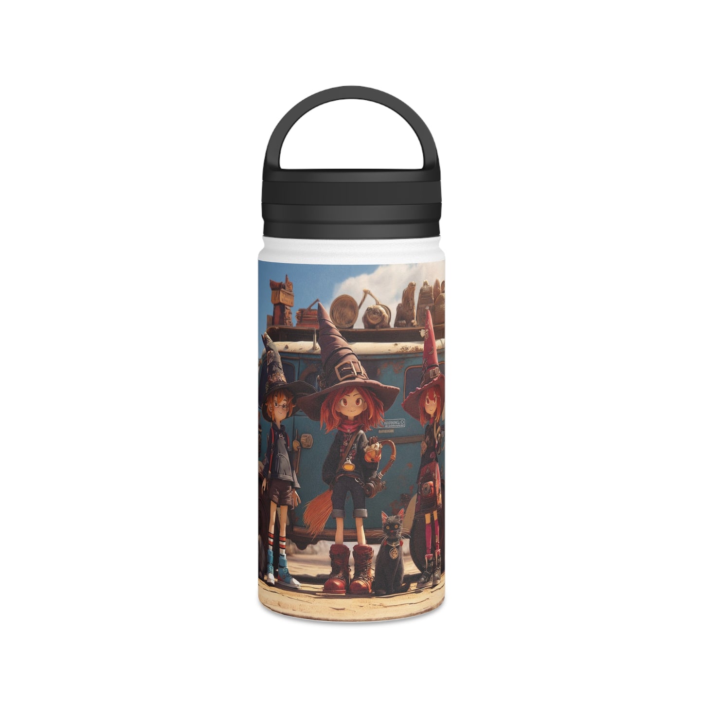 Witch Trio Adventure Water Bottle – Dusty Roadhouse Magic