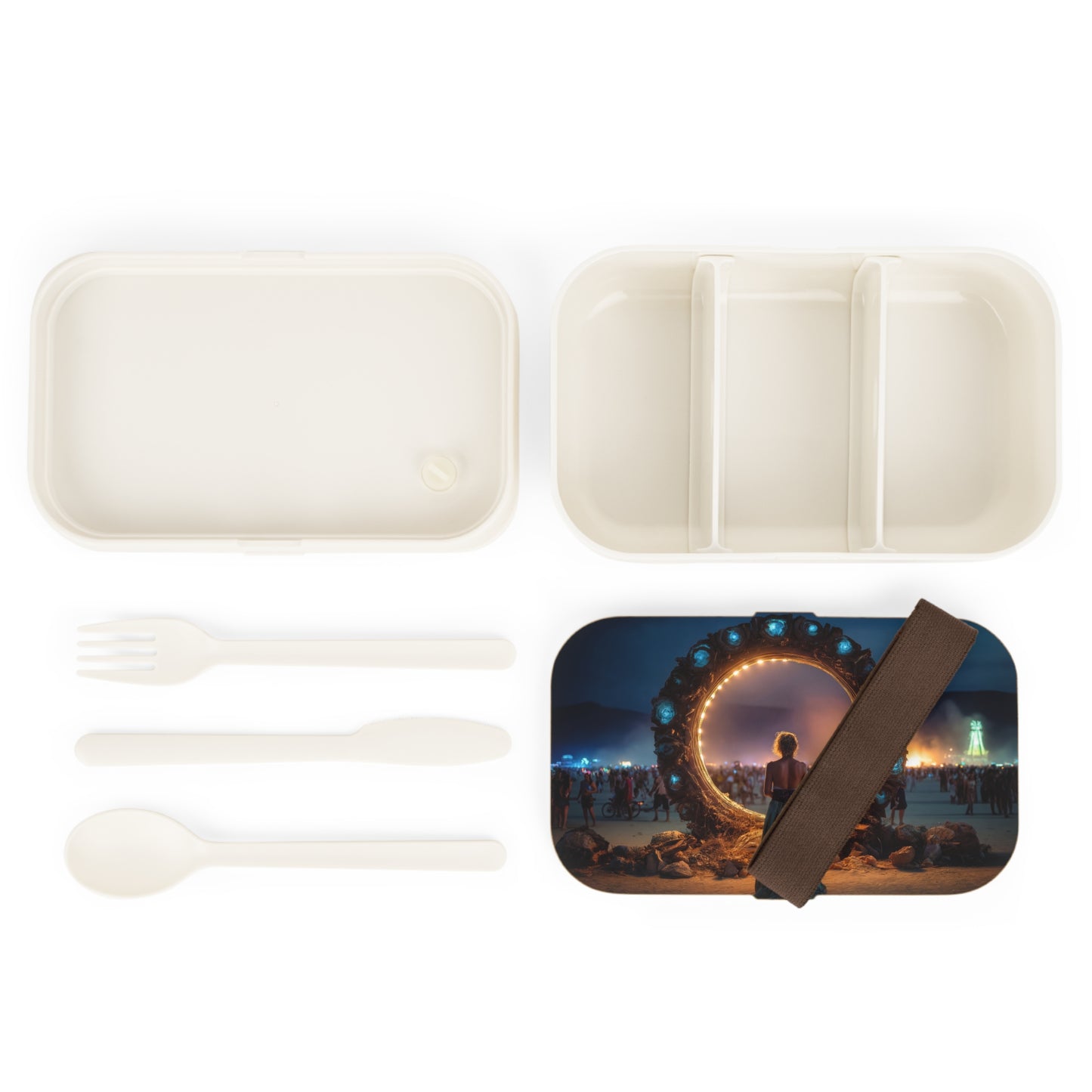 Portal Guardian Bento Lunch Box – Twilight Ceremony in the Desert