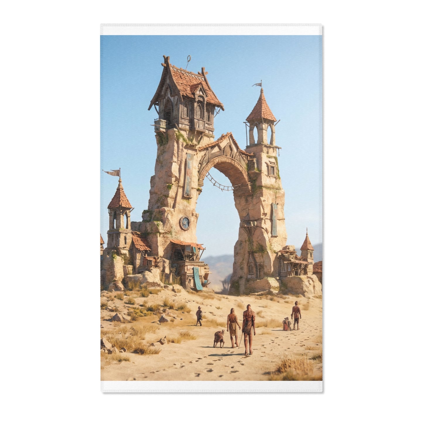 Desert Citadel Area Rugs – Sun-Kissed Stone Gateways