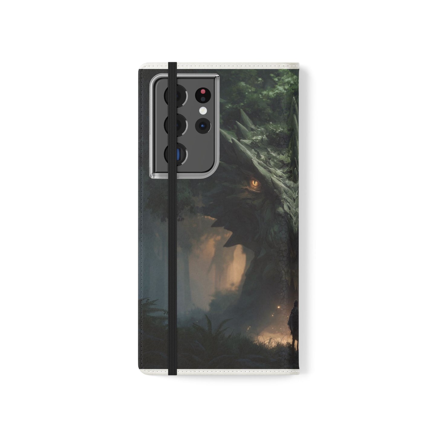 Guardian Beast Flip Cases – Moss-Clad Titan Facing the Wanderer