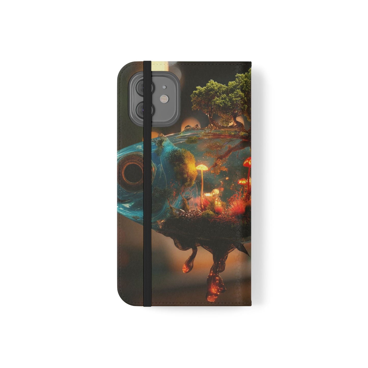Forest Fish Flip Case – Liquid Glowwood Dreamscape