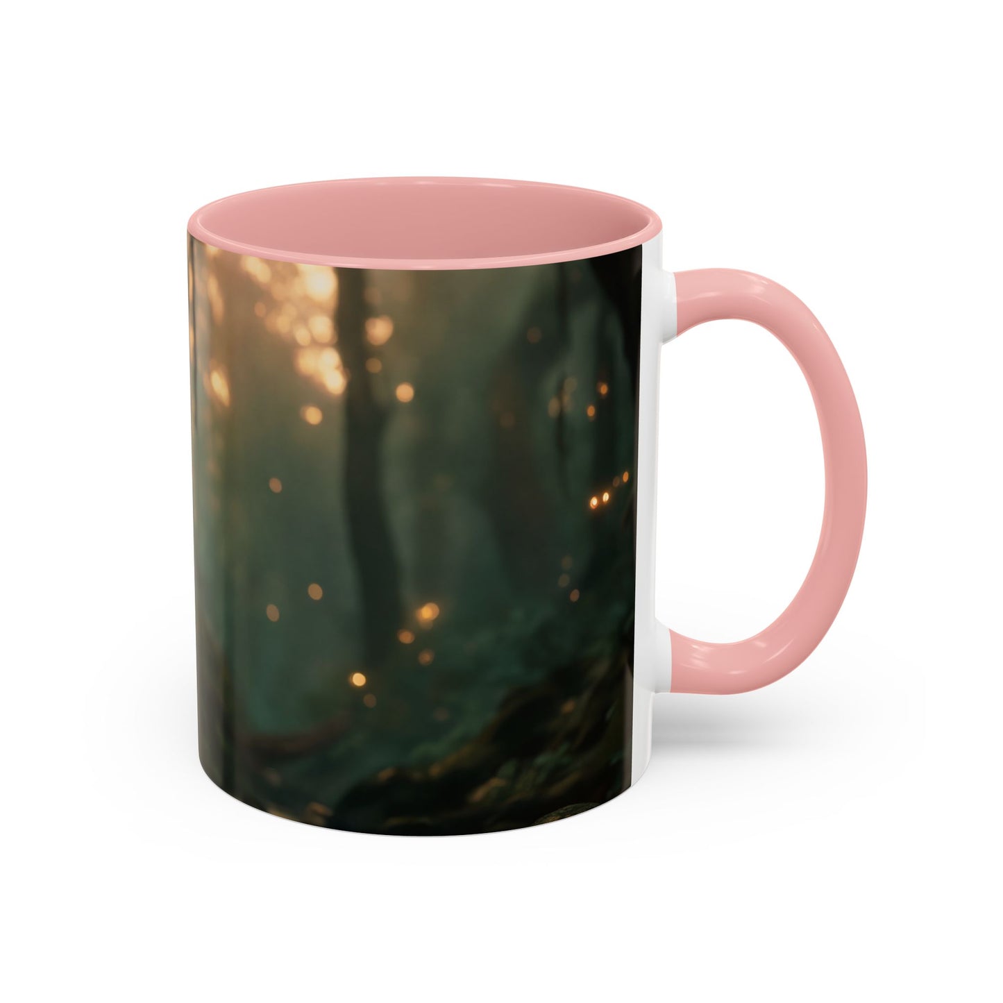 Winged Guardian Accent Coffee Mug (11, 15oz) – Twilight Forest Sentinels