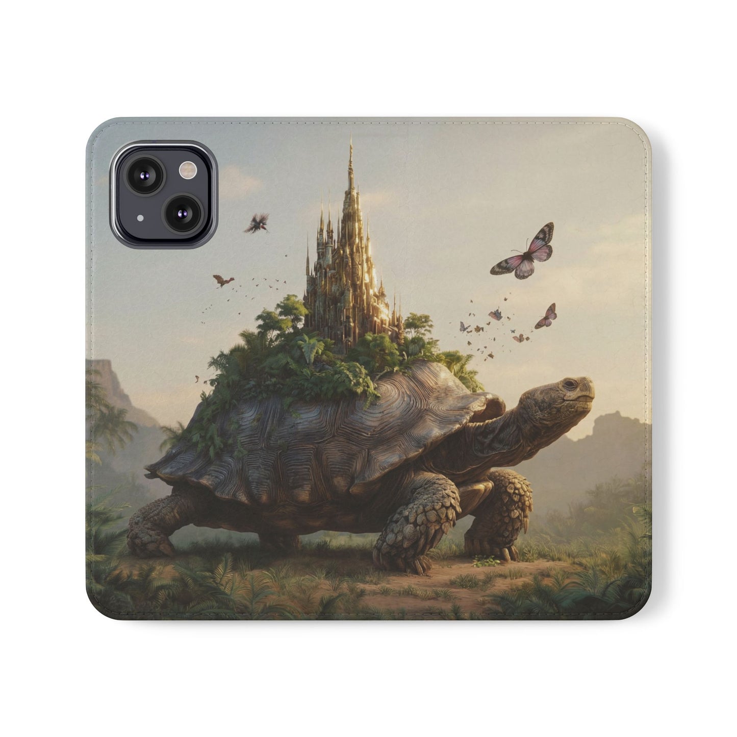 Castle Turtle Flip Cases – Golden Spire Jungle Guardian