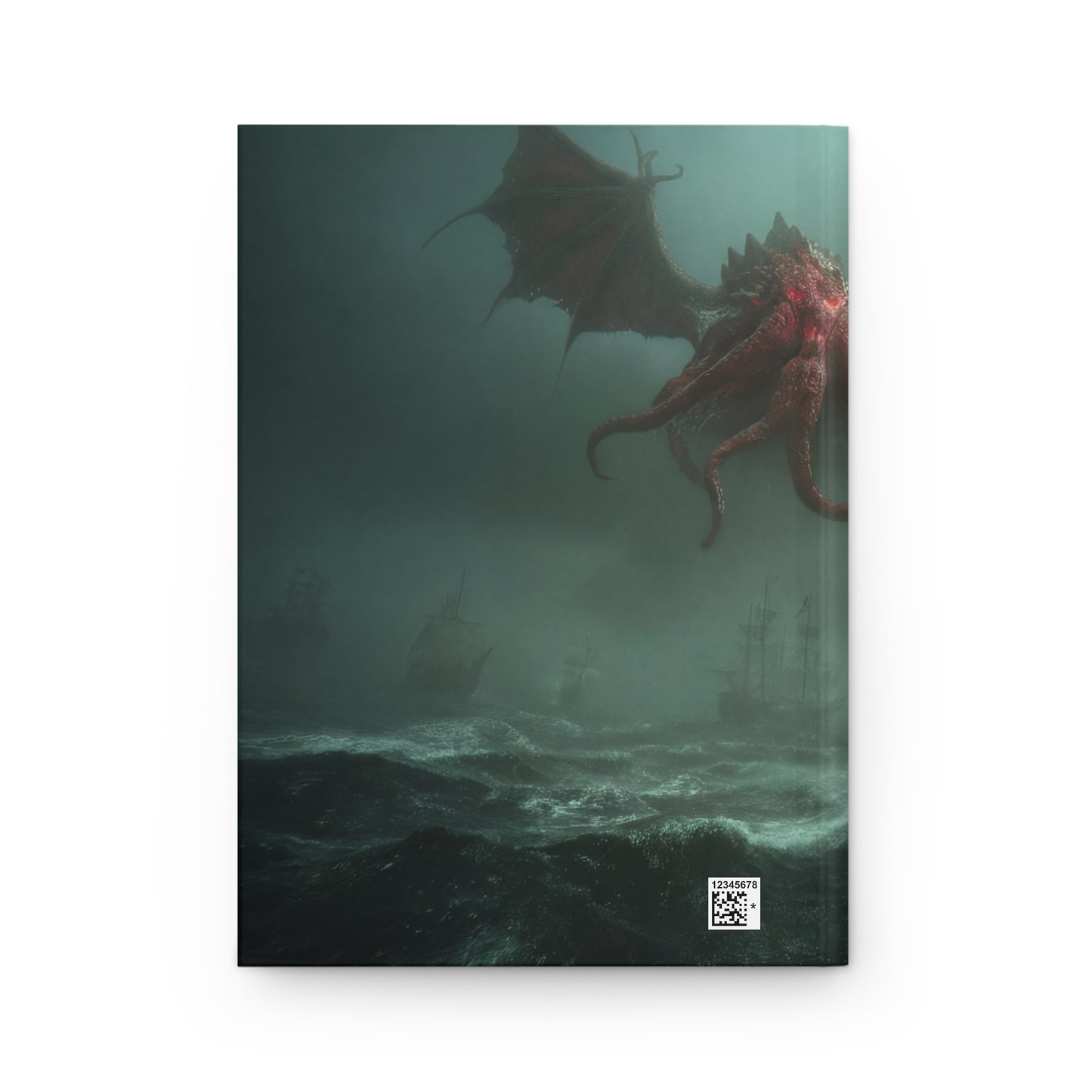 Leviathan’s Roar Hardcover Journal Matte – Stormbound Seascape Chronicle