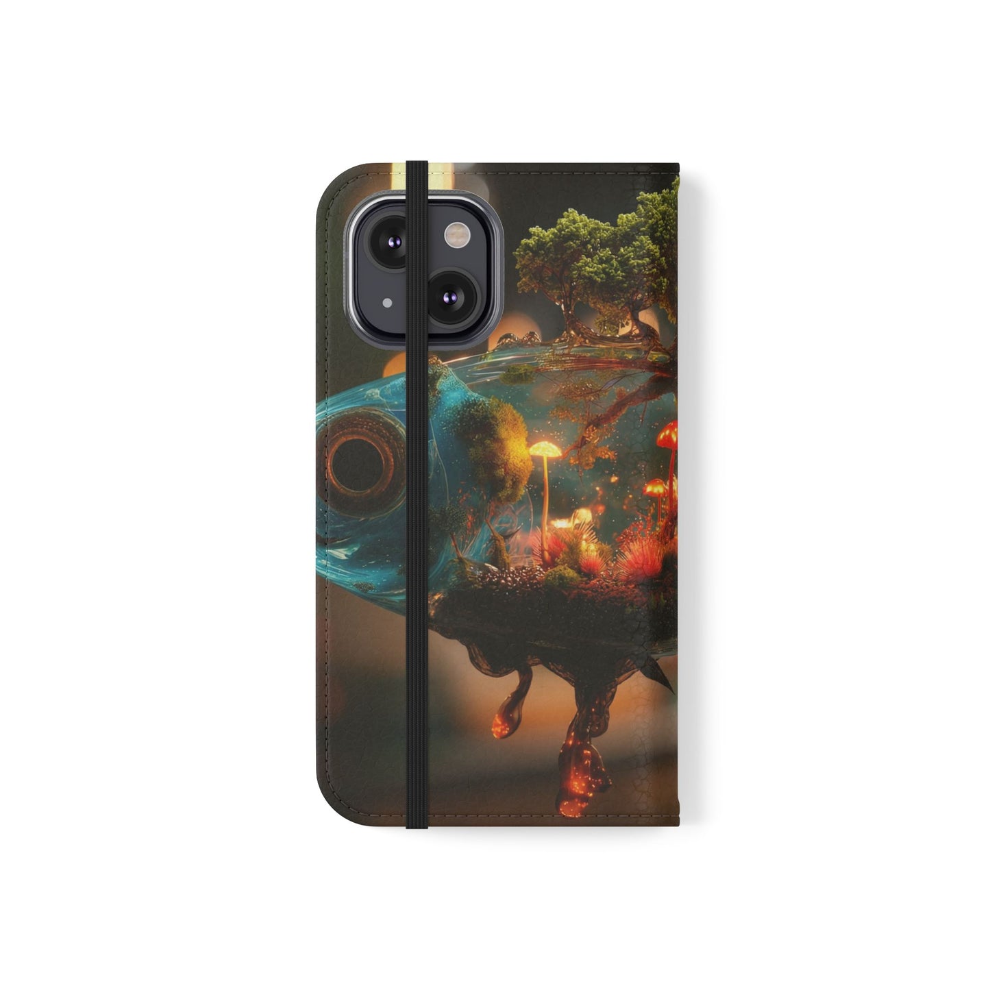 Forest Fish Flip Case – Liquid Glowwood Dreamscape