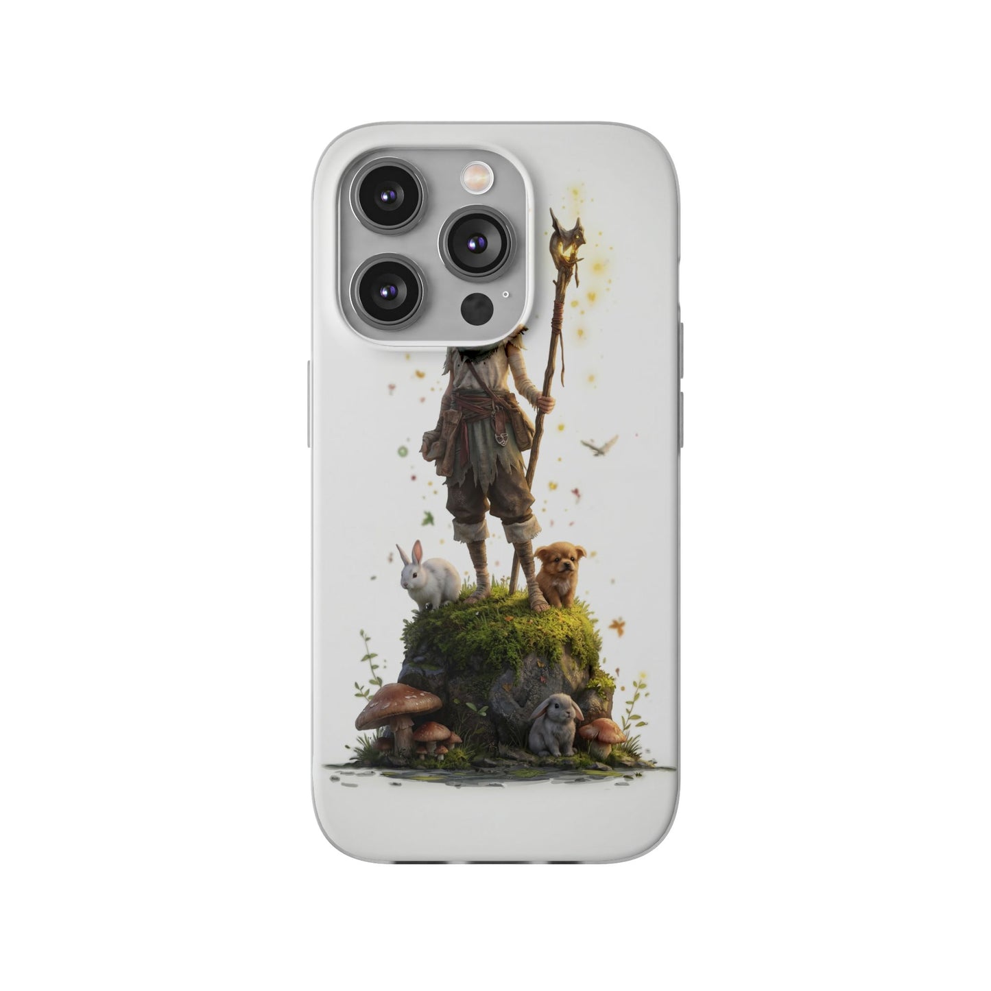 Forest Sentinel Flexi Cases – Luminescent Deerhorn Guardian