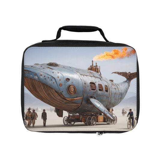 Steel Leviathan Lunch Bag – Steam-Powered Whalesong in the Dust