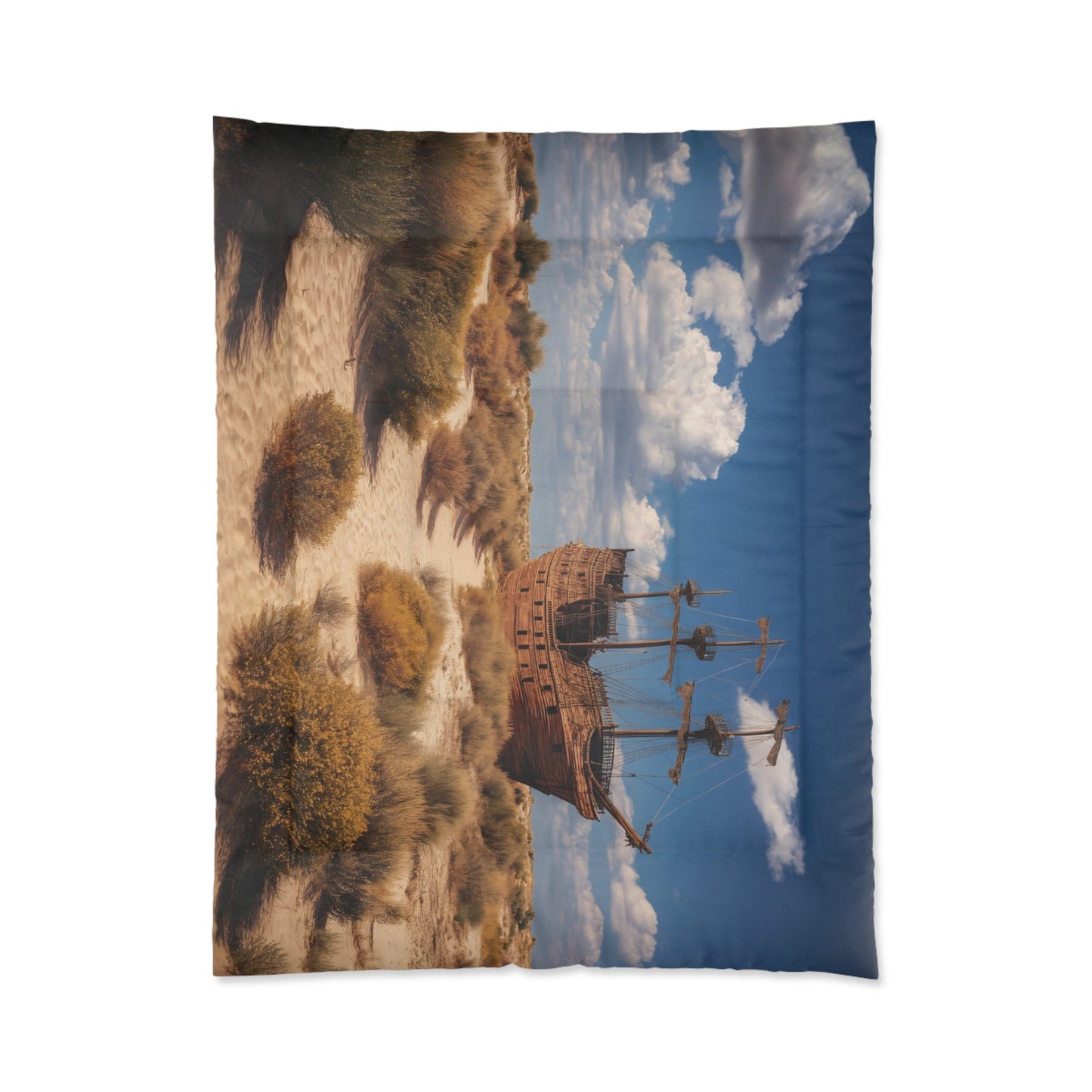 Abandoned Galleon Comforter – Sun-Drenched Desert Mirage