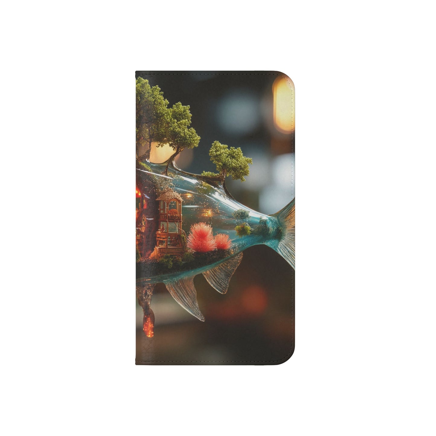 Forest Fish Flip Case – Liquid Glowwood Dreamscape