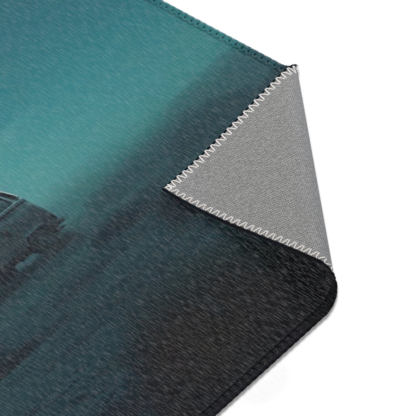 Moonlit Dinosaur Migration Rug – Vintage Van & Misty Peaks