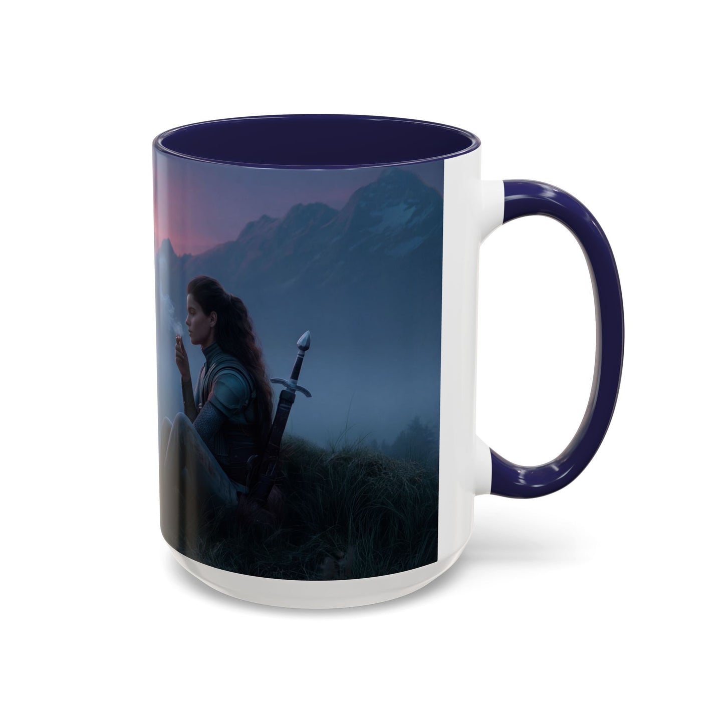Sentinel and Dragon Accent Coffee Mug (11, 15oz) – Twilight Summit Rest