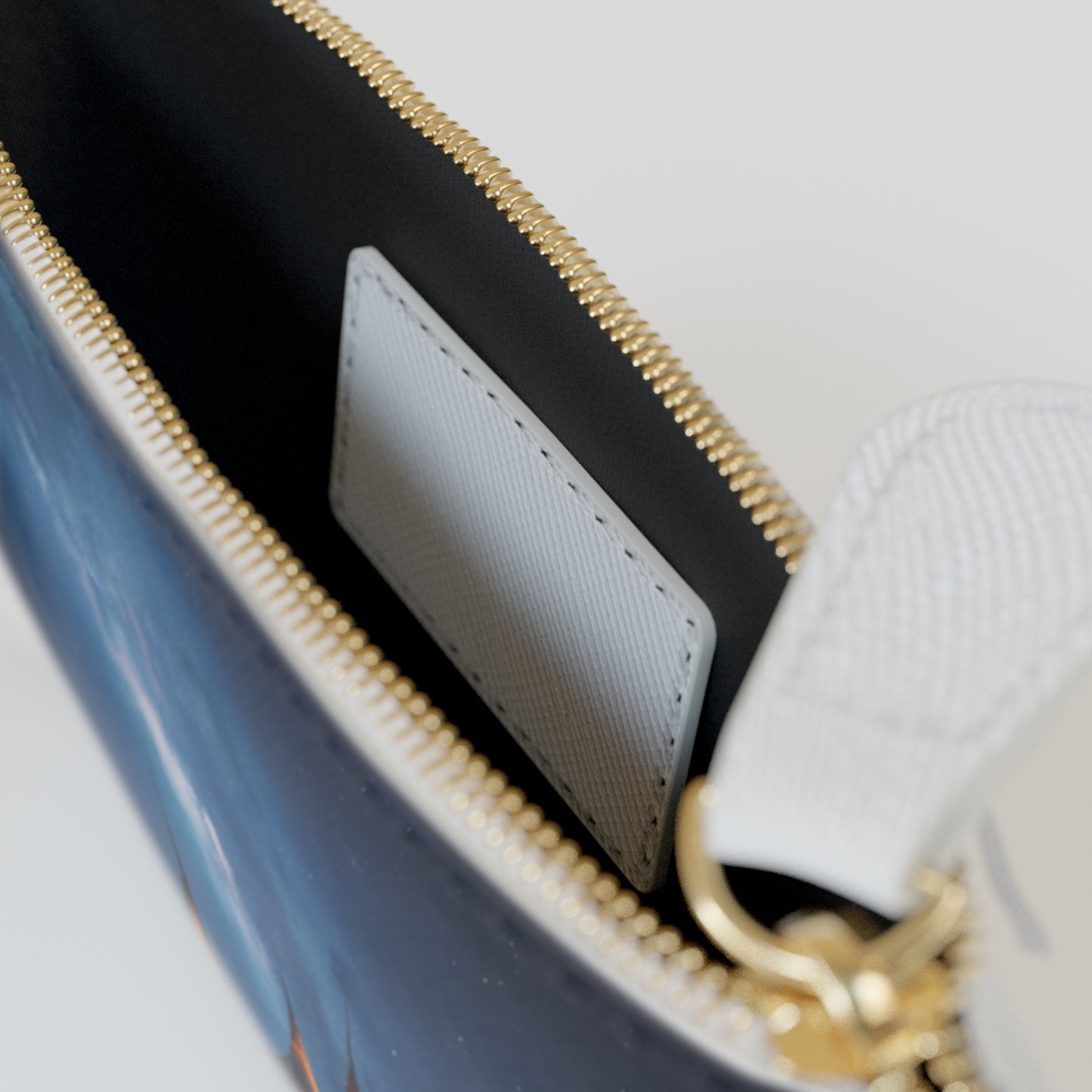 Starlit Nomad Tent Mini Clutch Bag – Milky Way Campfire Glow