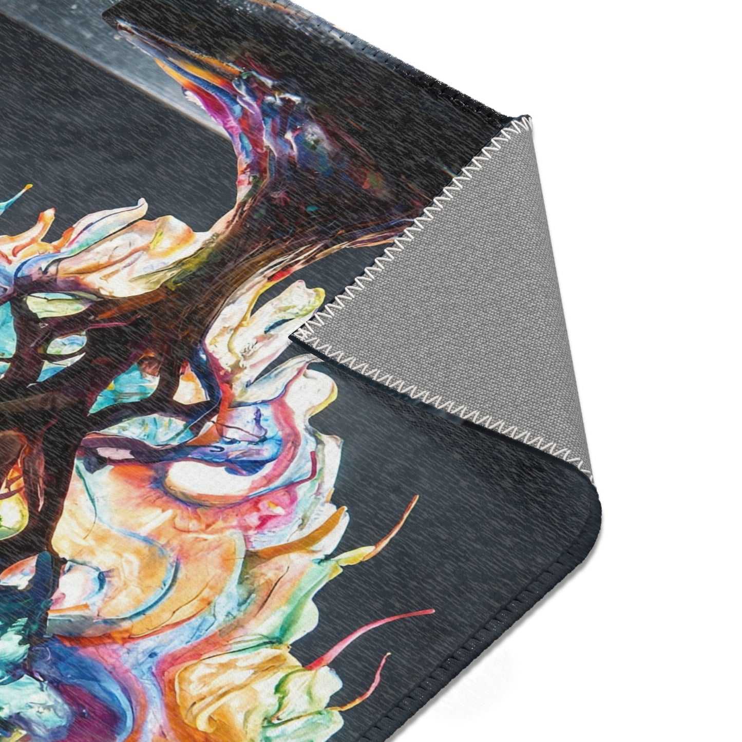 Chromatic Tree of Life Area Rug – Vivid Palette Dreamscape