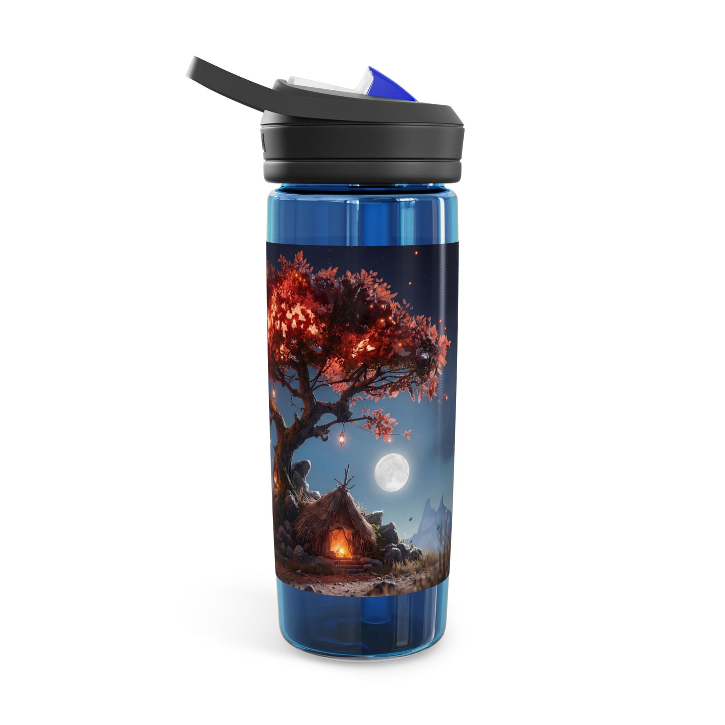 Moonlit Guardian Tree CamelBak Eddy® Water Bottle, 20oz\25oz – Crimson Canopy Sanctuary
