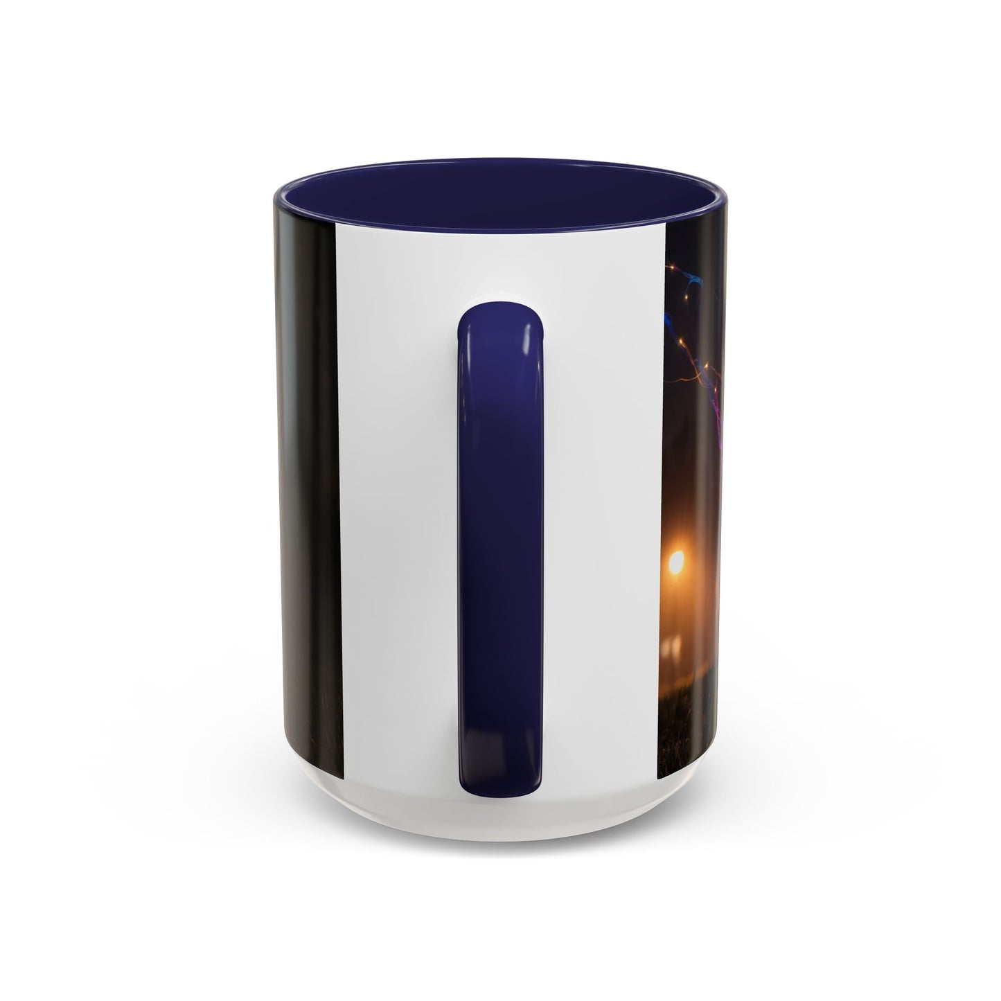 Chromatic Stag Accent Coffee Mug (11, 15oz) – Twilight Luminescence