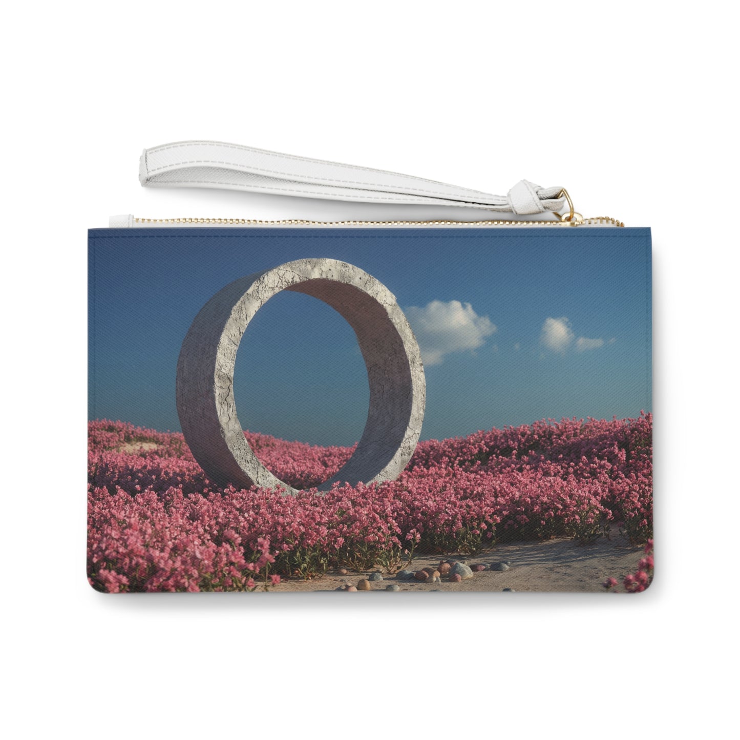 Celestial Ring Clutch Bag – Pink Bloomed Sanctuary