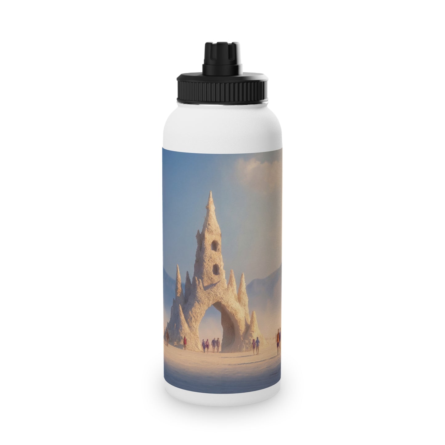 Desert Cathedral Water Bottle – Whispers of the Salt Flats
