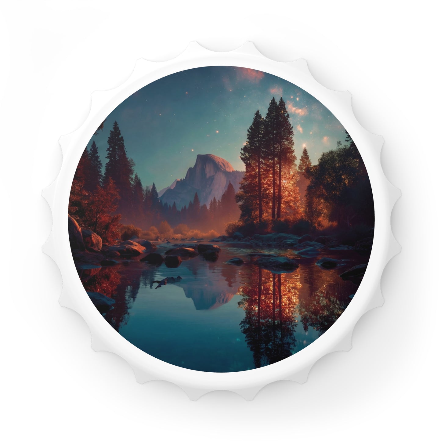 Half Dome Starlight Bottle Opener – River’s Quiet Reflection