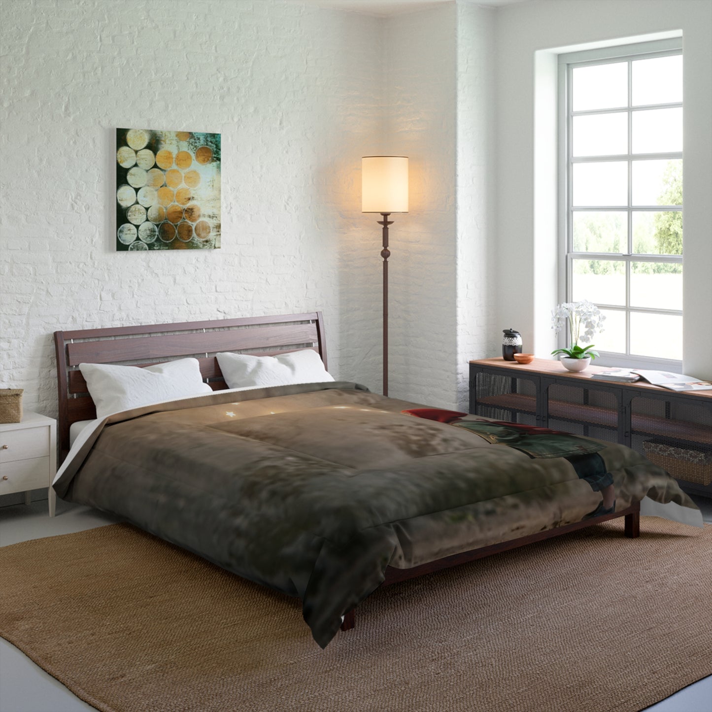 Star-Watcher Comforter – Warm Glow of Wonder